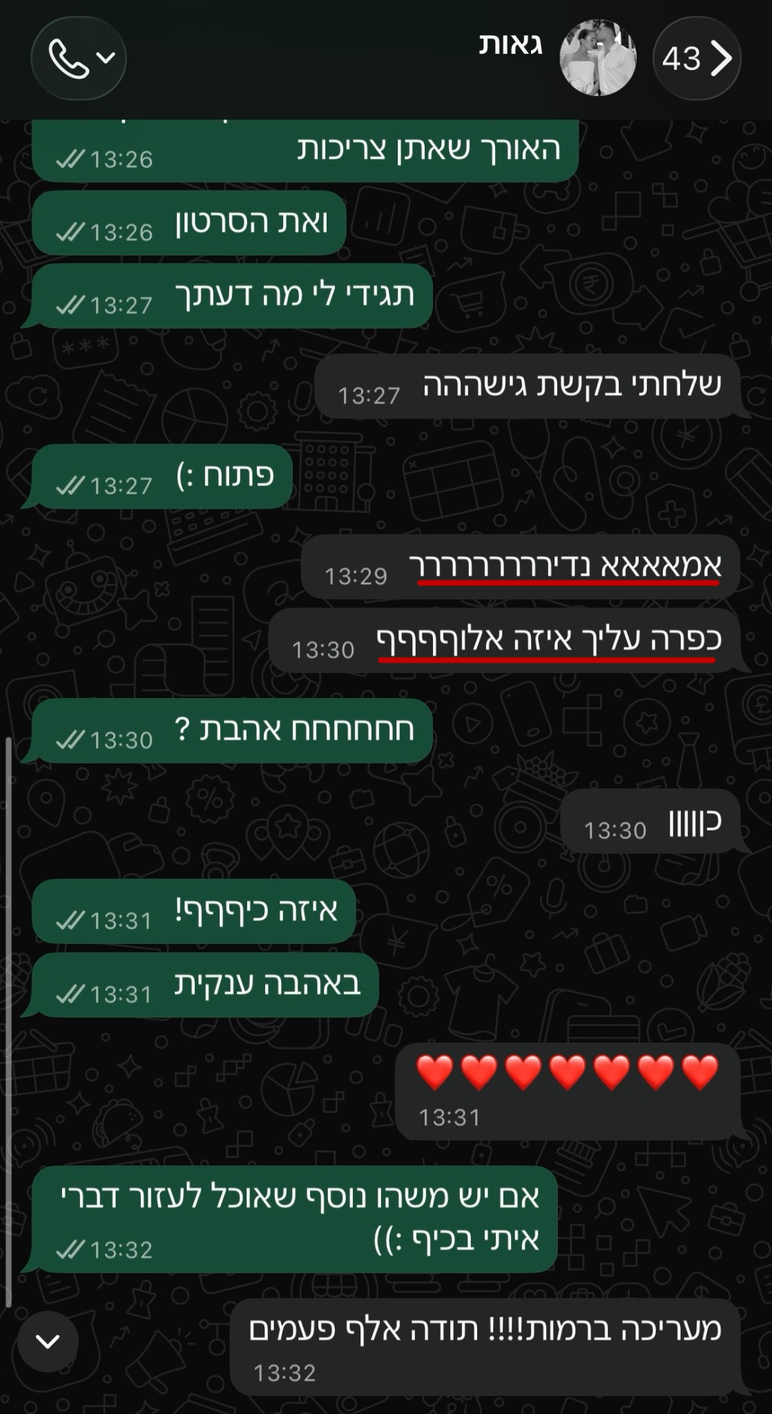 שיחת ווטסאפ עם לקוח 4
